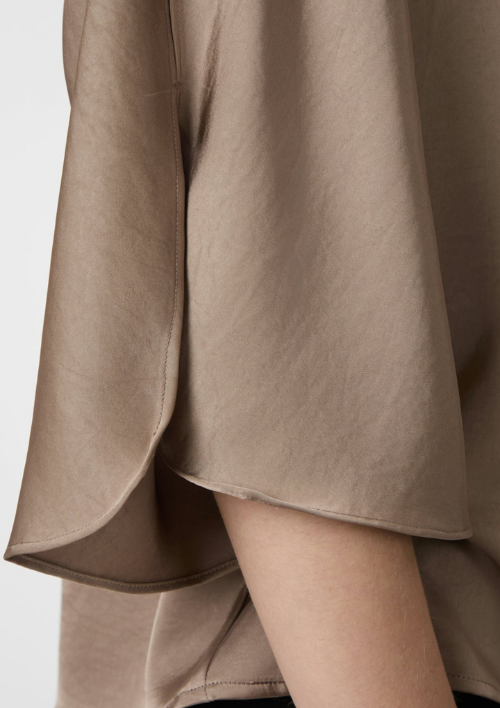 Neo Noir | Liora Heavy Sateen Blouse 3.0