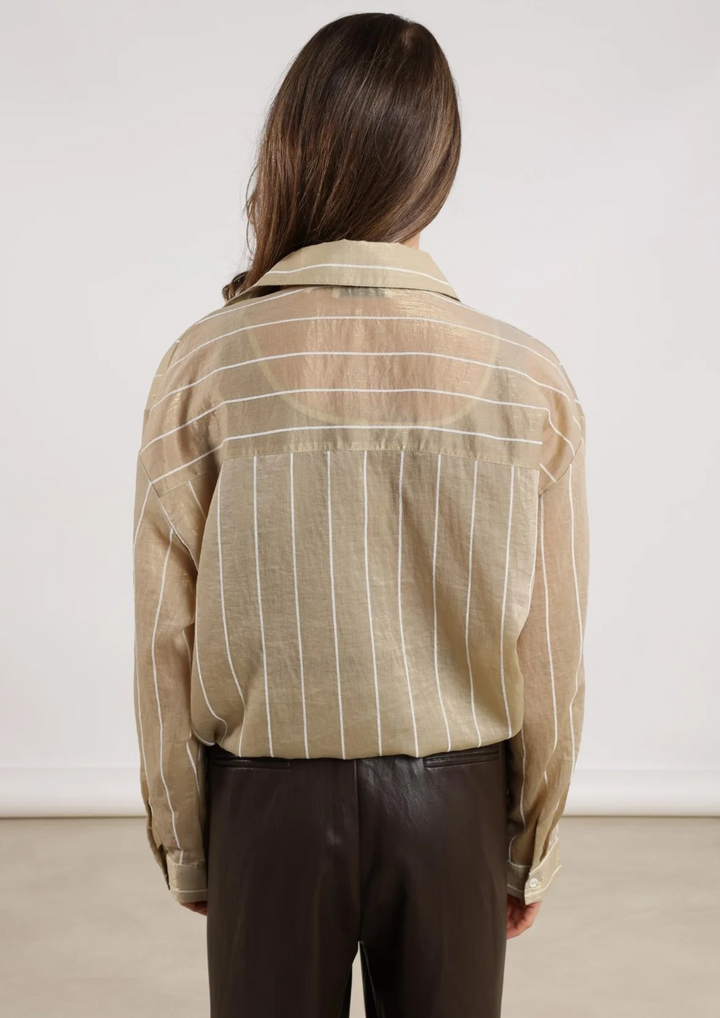 Nukus | Iris Blouse Stripe Gold