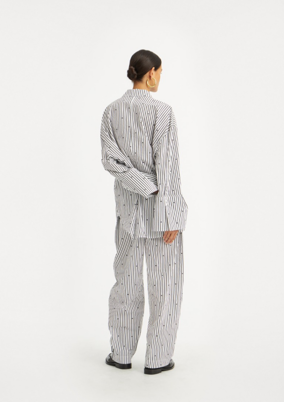 Rotate | Poplin Oversized Shirt