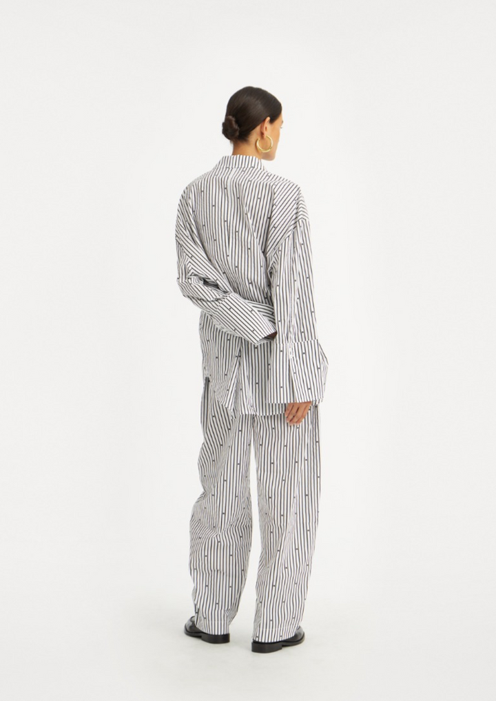 Rotate | Poplin Oversized Shirt