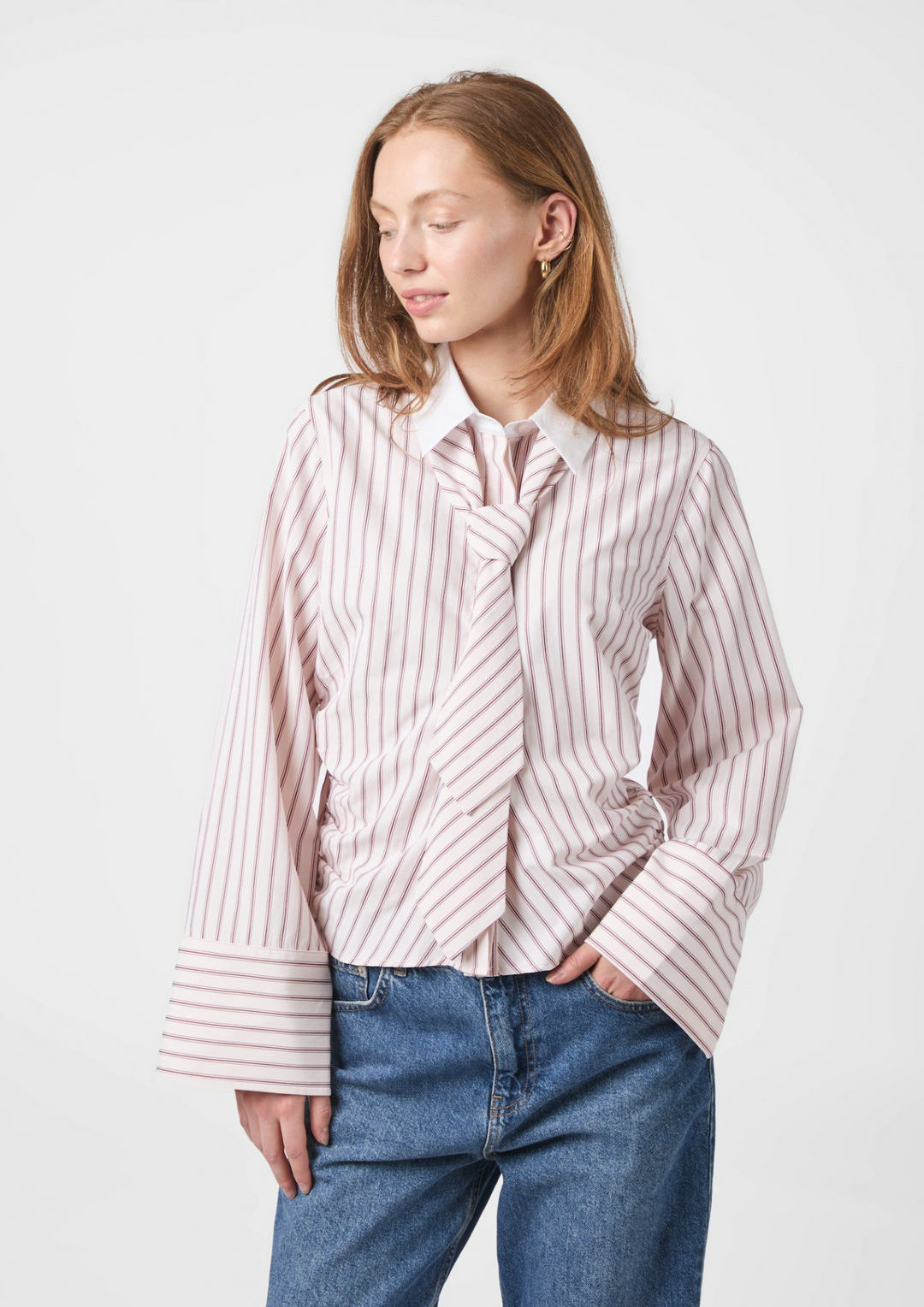 Neo Noir | Francesca Stripe Shirt