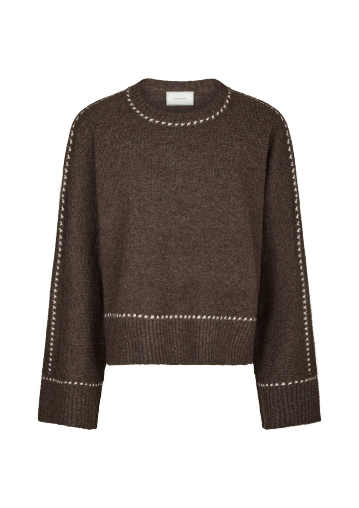 Neo Noir | Roeme Knit Stitch Blouse