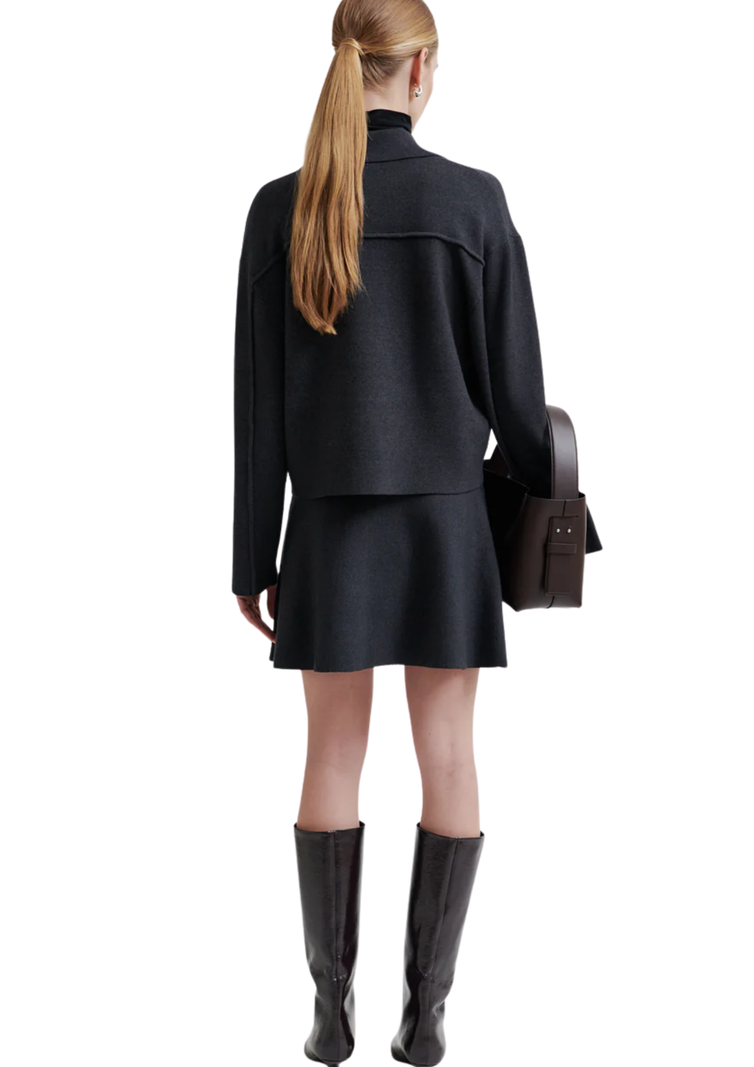 Second Female | Siv knit short skirt