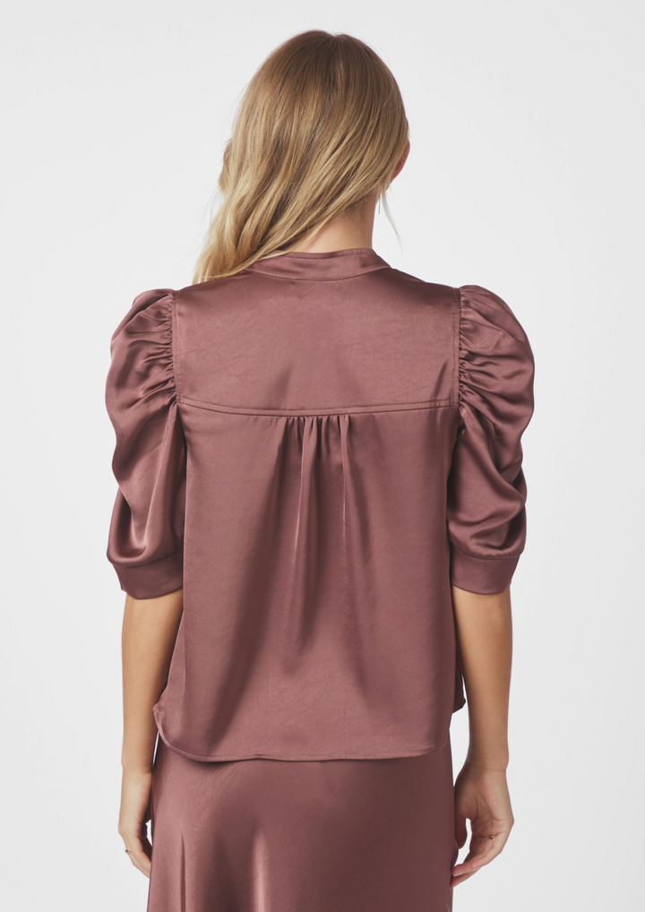 Neo Noir | Roella Heavy Sateen Blouse