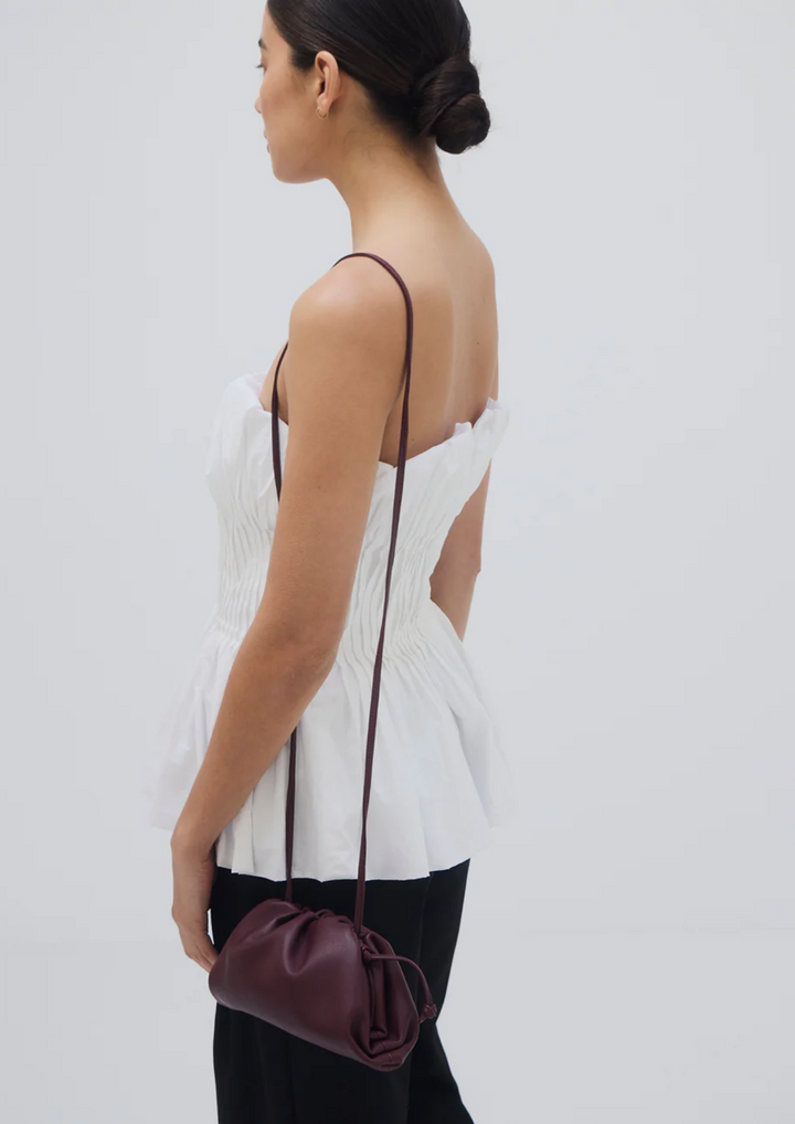 Bow19 | Dumpling Bag Burgundy