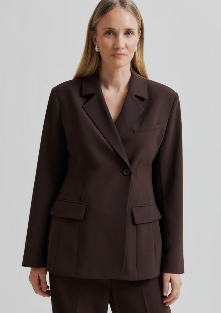 Second Female | Fique Fitted Blazer
