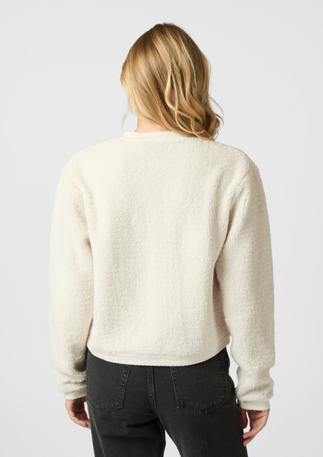 Neo Noir | Limo Fluffy Knit Cardigan
