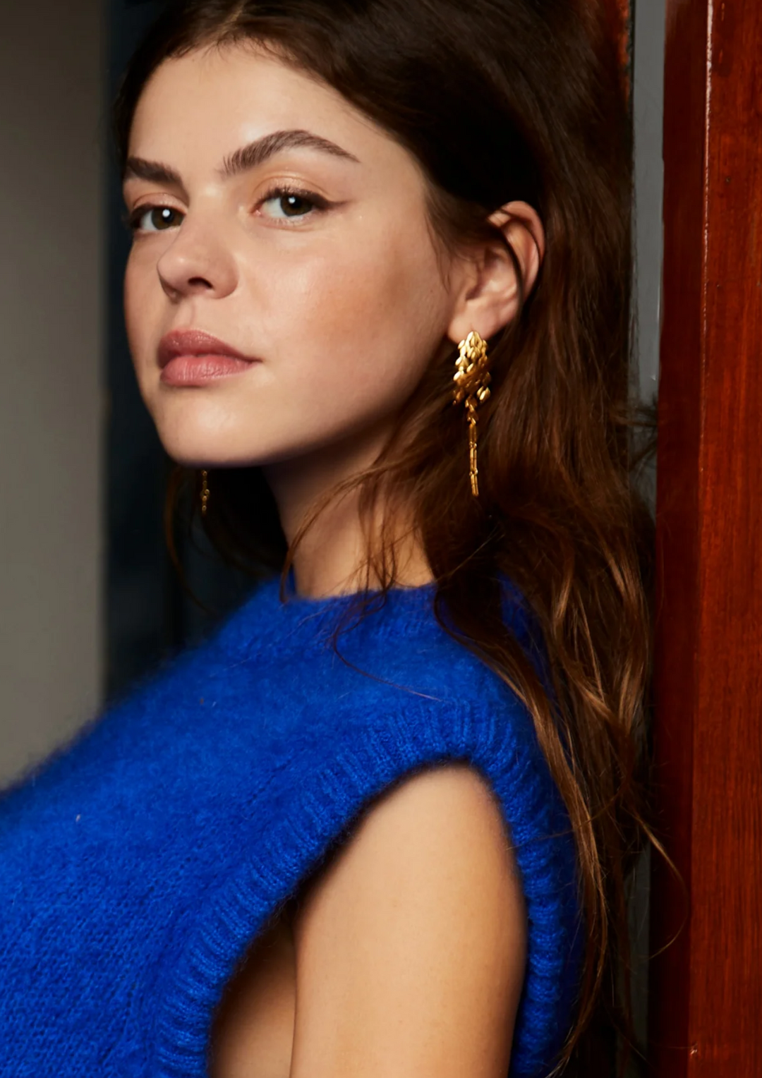 By Bar | Eloise Earring Gold