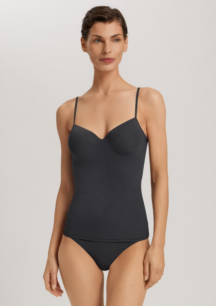 Hanro | Padded Bra-Camisole Allure Obsidian