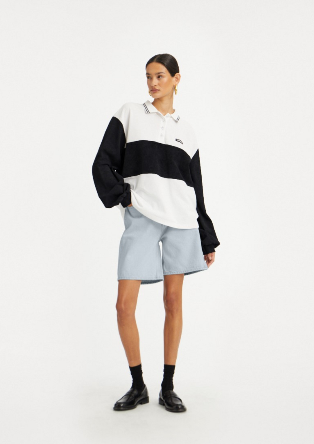 Rotate | Pique Longsleeve Polo