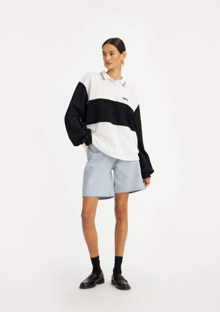 Rotate | Pique Longsleeve Polo