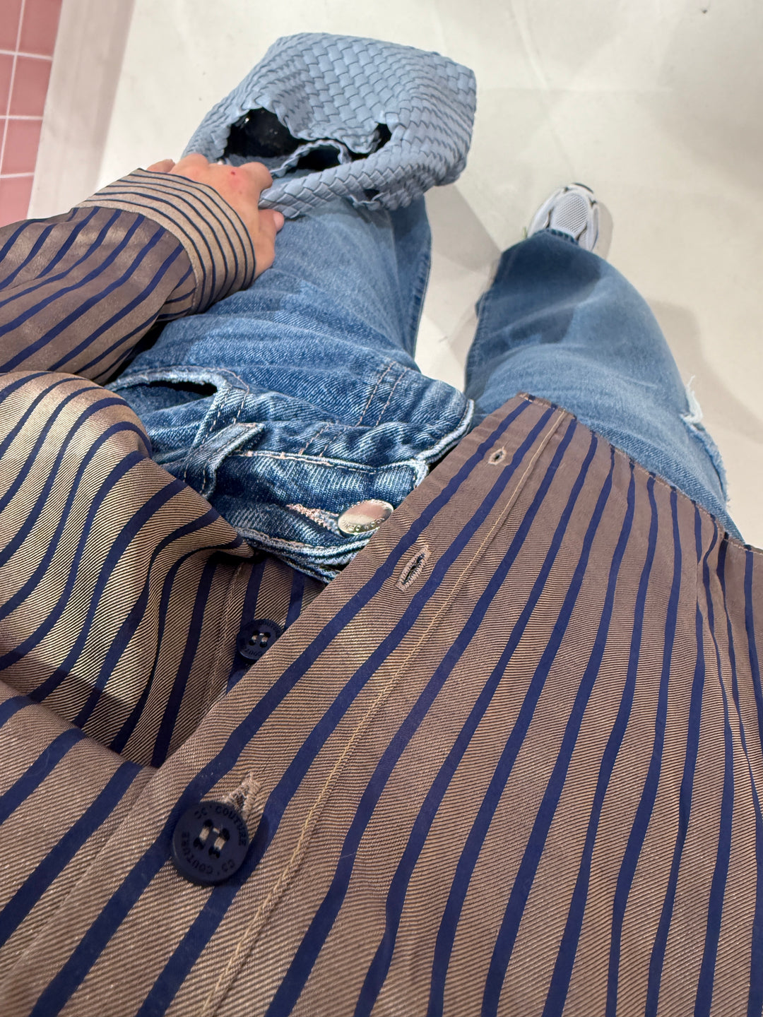 Co' Couture | CalviaCC Stripe Shirt