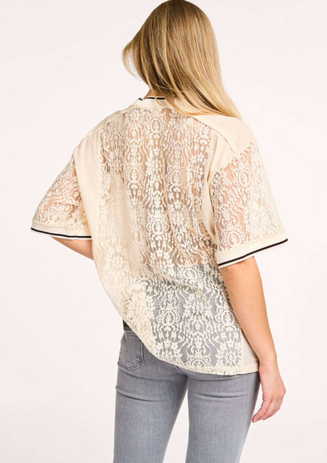 Haute L'Amitié | Lace Football Tee