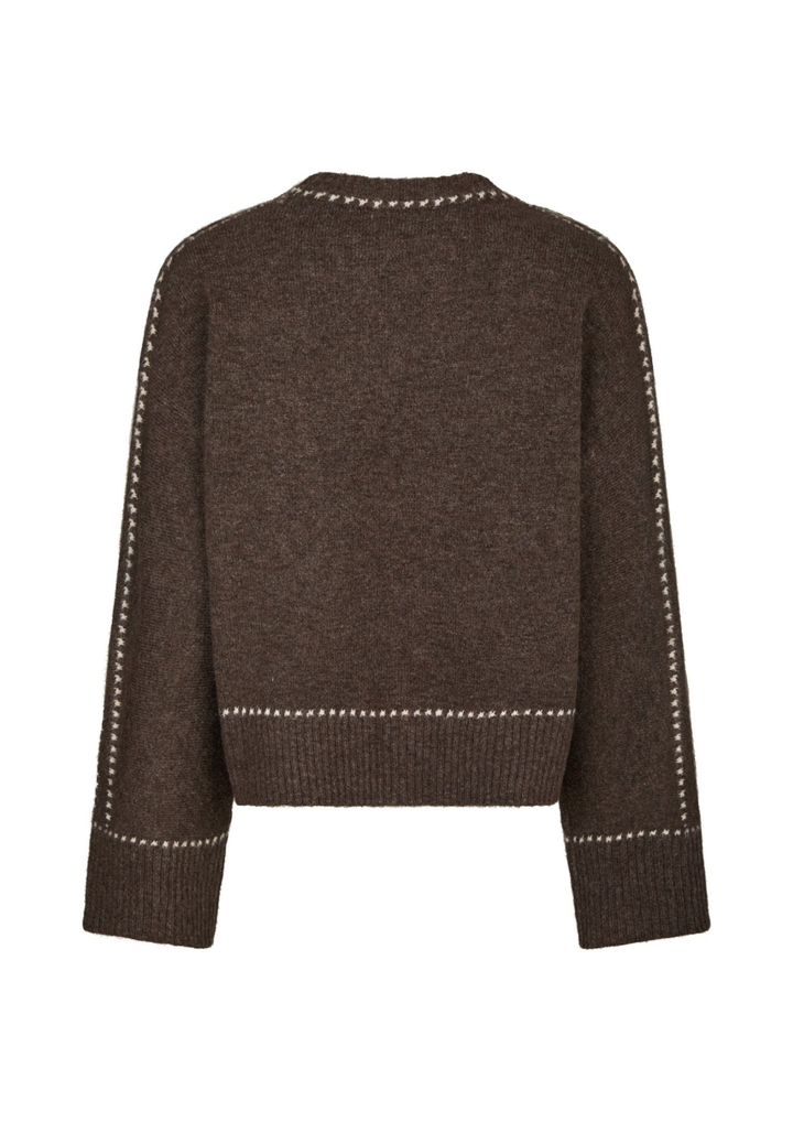Neo Noir | Roeme Knit Stitch Blouse