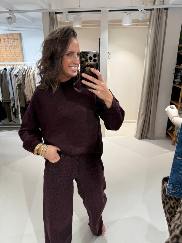 Co' Couture | MajaCC Slit O-Neck Knit