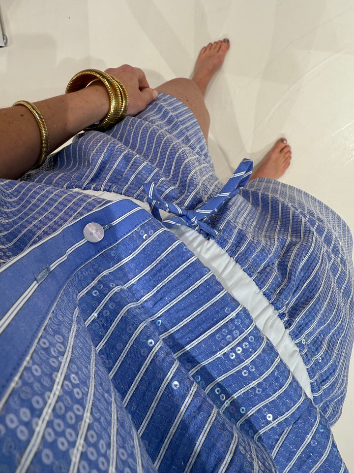 Dante6 | Roseny Embellished Stripe Shirt