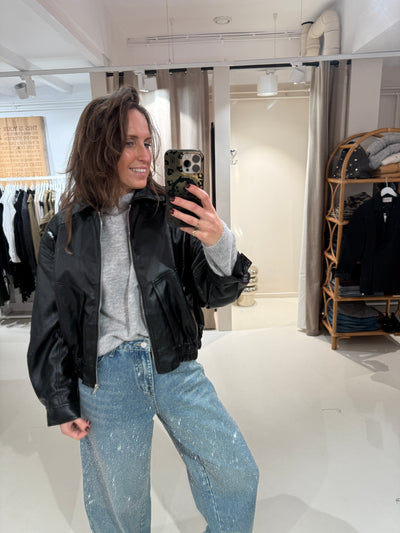 Bij Lies | Jas3176 Leatherlook