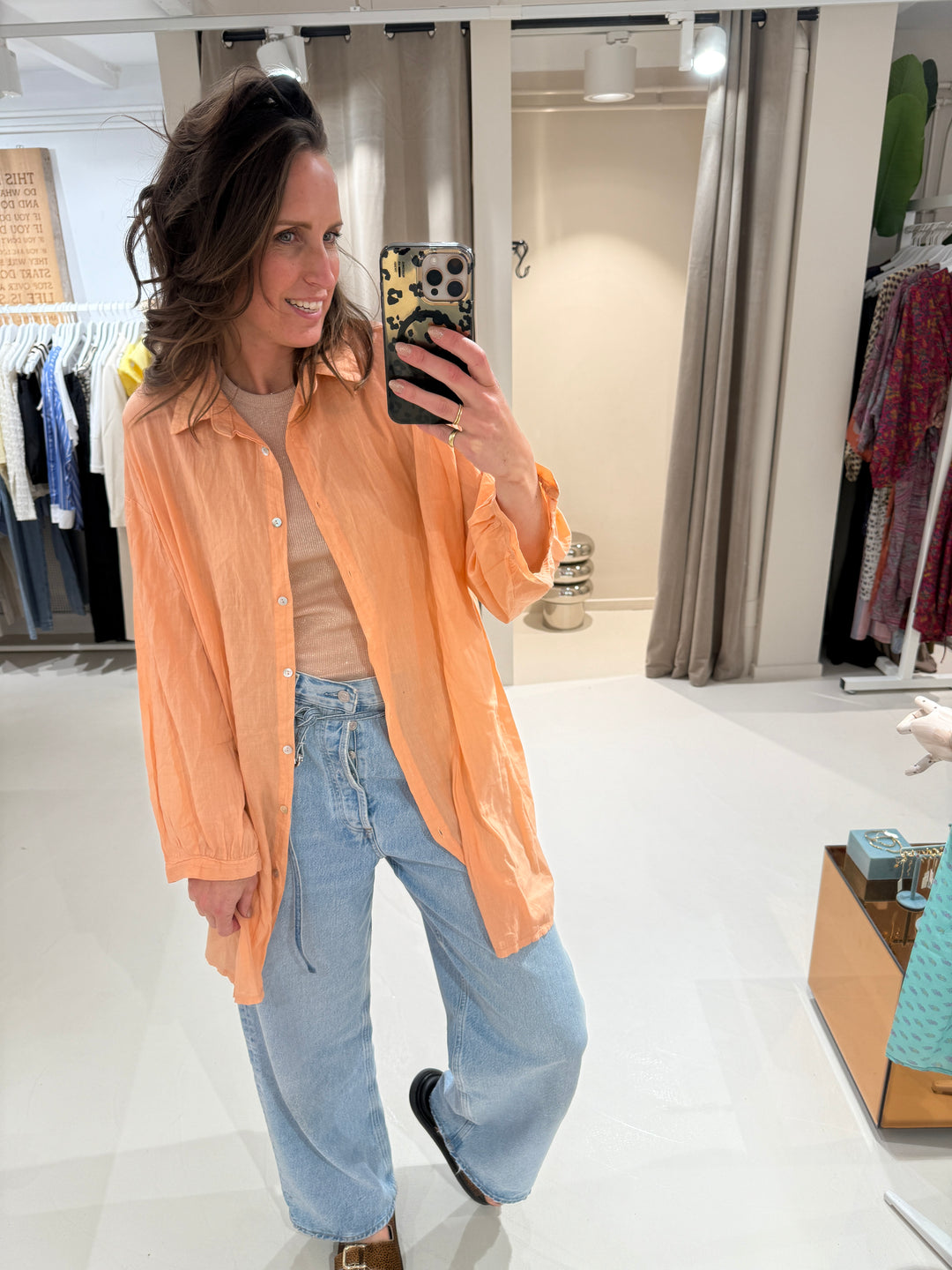 Bij Lies |  Suite Blouse Oranje