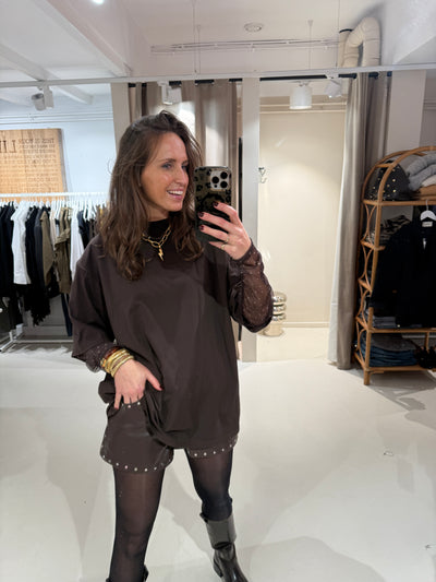 Bij Lies | Shirt Mesh Mouwen