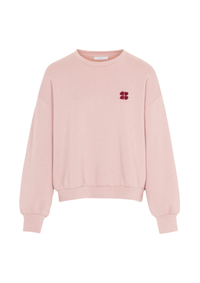 By Bar | Bibi Short Logo Sweater Pink