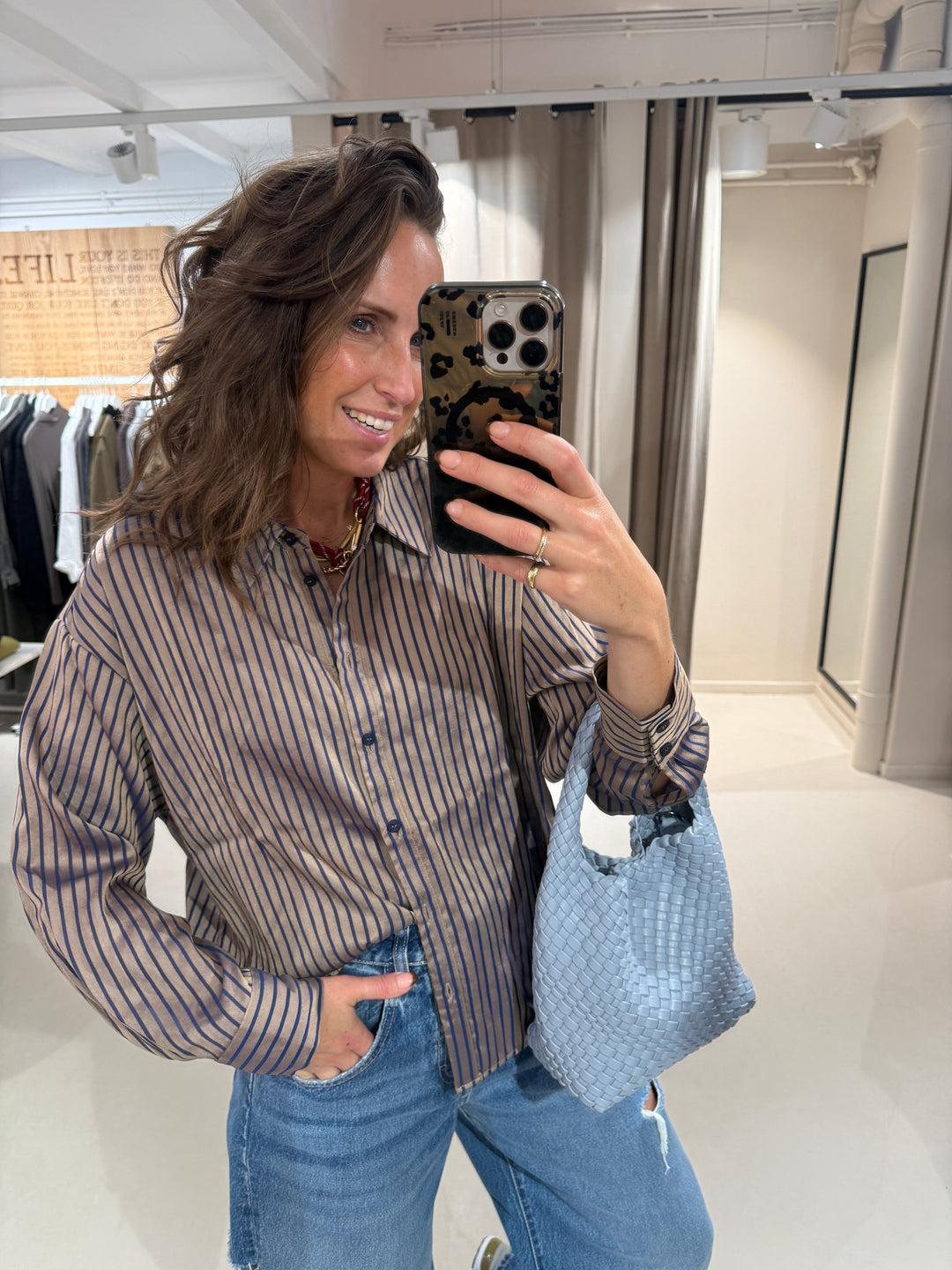 Co' Couture | CalviaCC Stripe Shirt