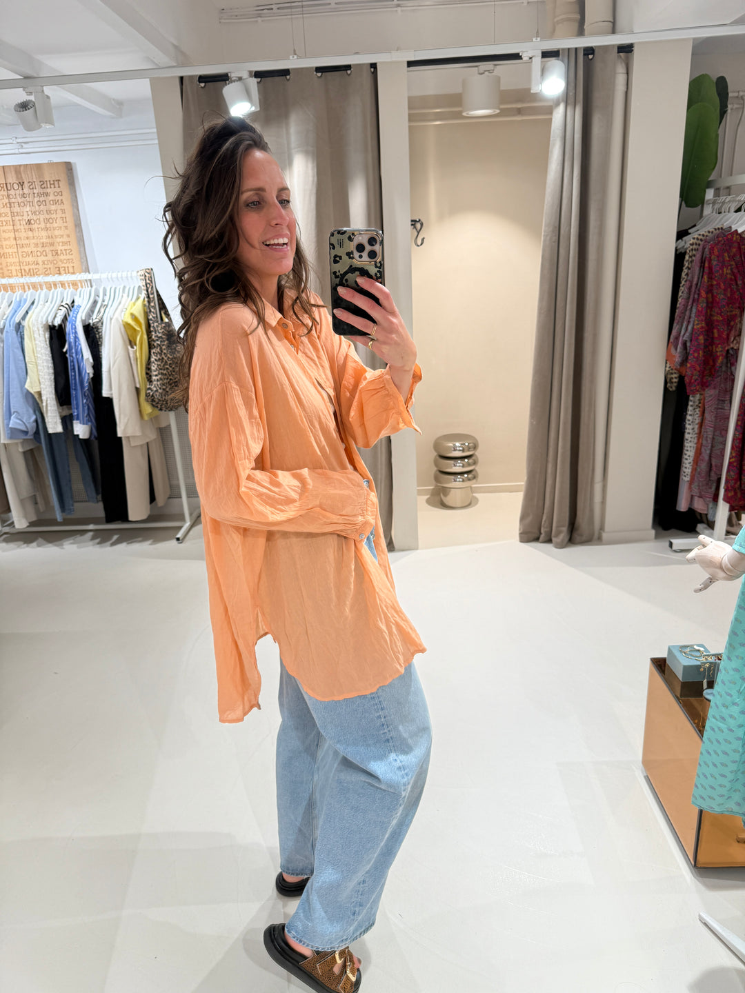 Bij Lies |  Suite Blouse Oranje