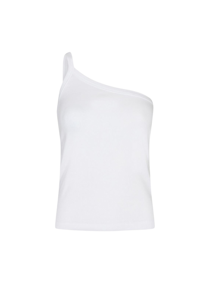 Co'Couture | Sheera One shoulder Top White