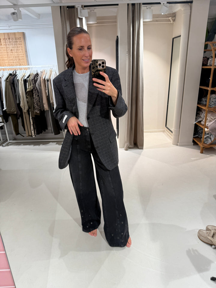Co' Couture | SifCC Eyelet Wide LL Jeans (LANGE LENGTE)