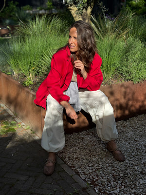 Bij Lies | Blazer Jasmijn Red