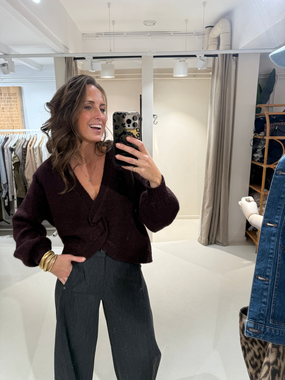 Co' Couture |  CozyCC Twist Back Knit