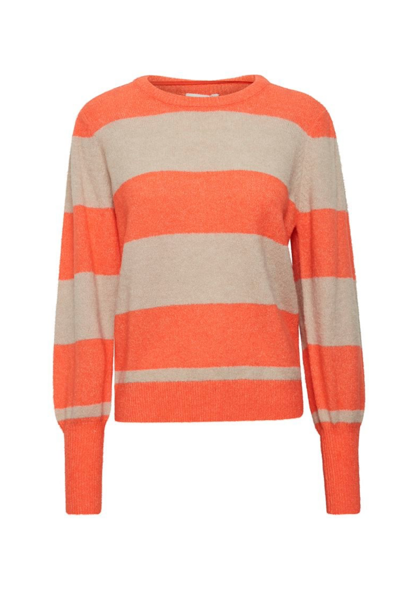 Ichi | Dusty Pullover Hot Coral LS11