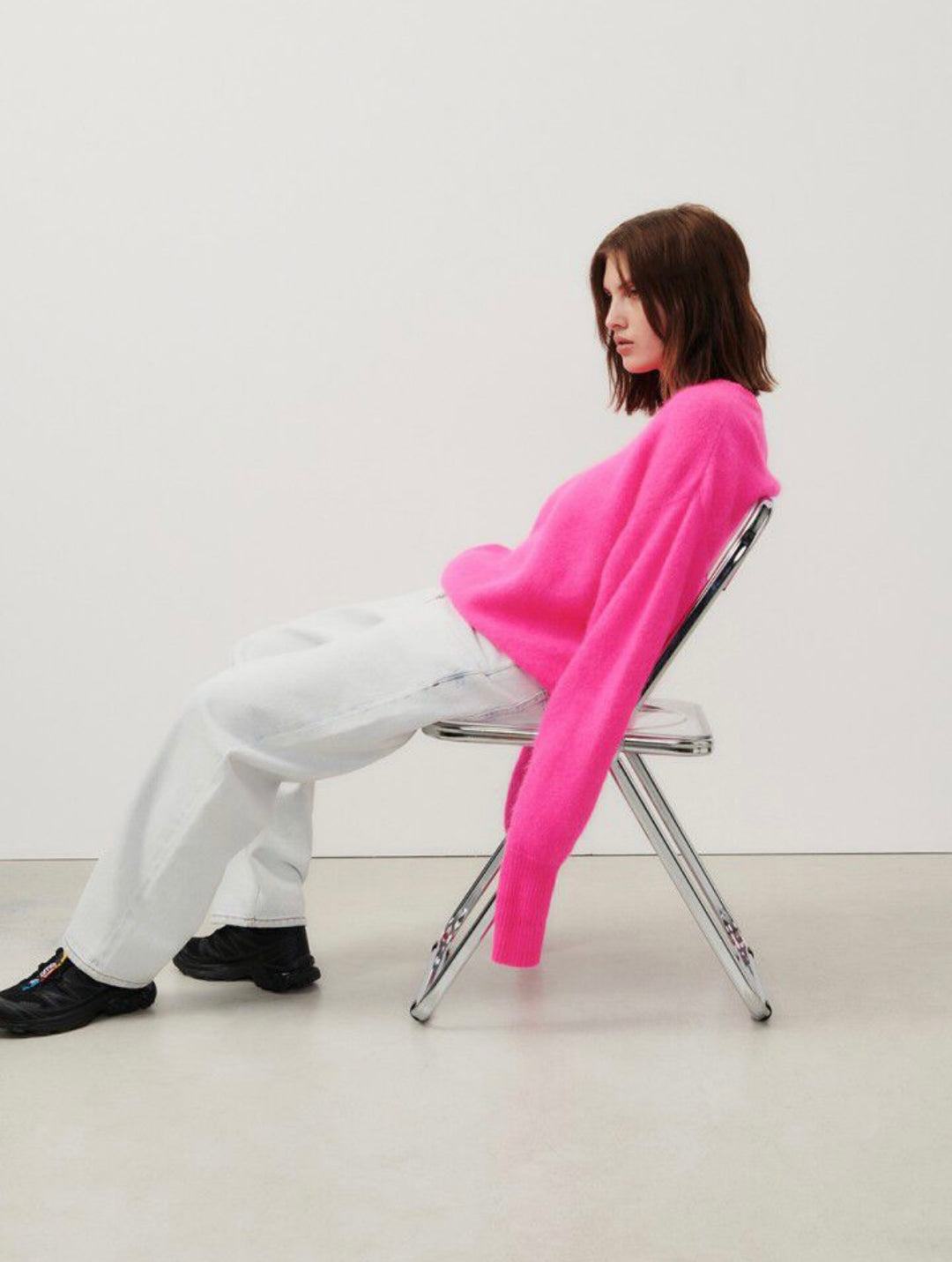 American Vintage | Vitow Pullover Rose Fluo