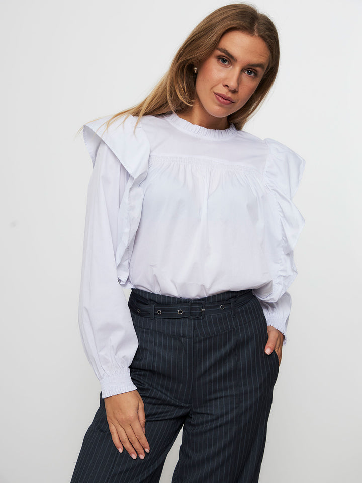 Co' Couture | CottonCC Crisp Frill Blouse White