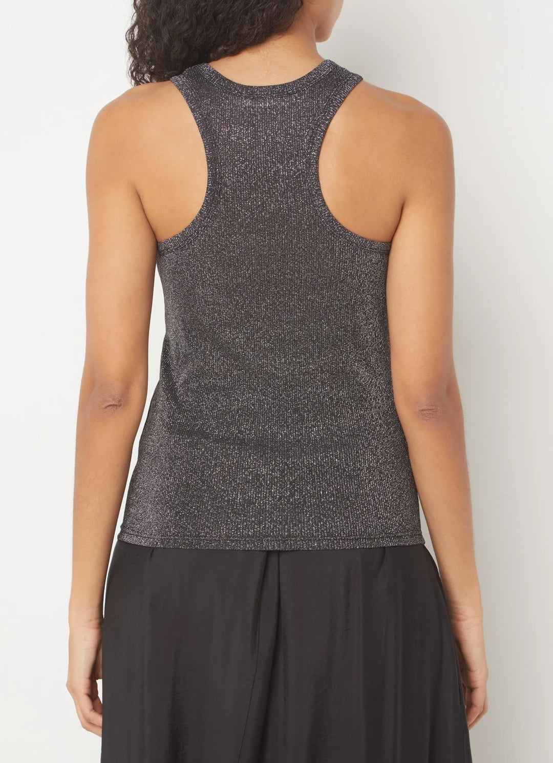 Co' Couture | SaharaCC Glitter Tank Top Black