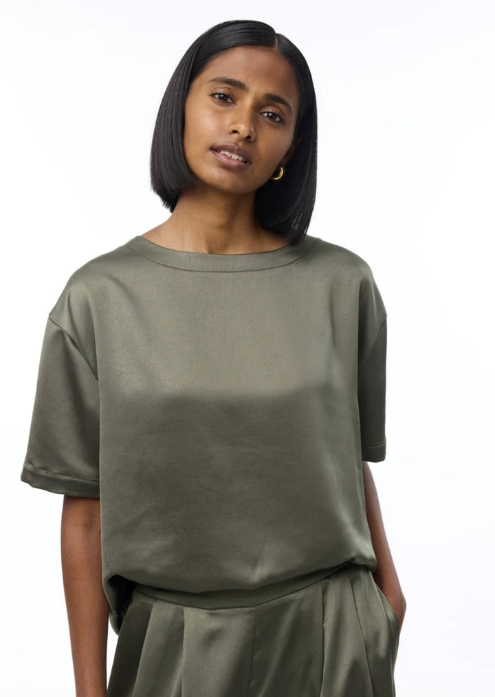 Knit-ted | Jaclyn Top Dark Olive