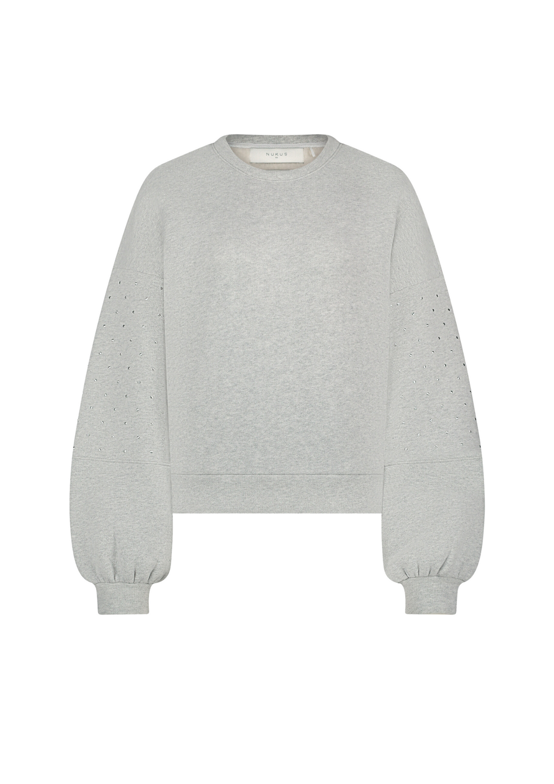 Nukus | Amadora Sweater Studs Light Grey