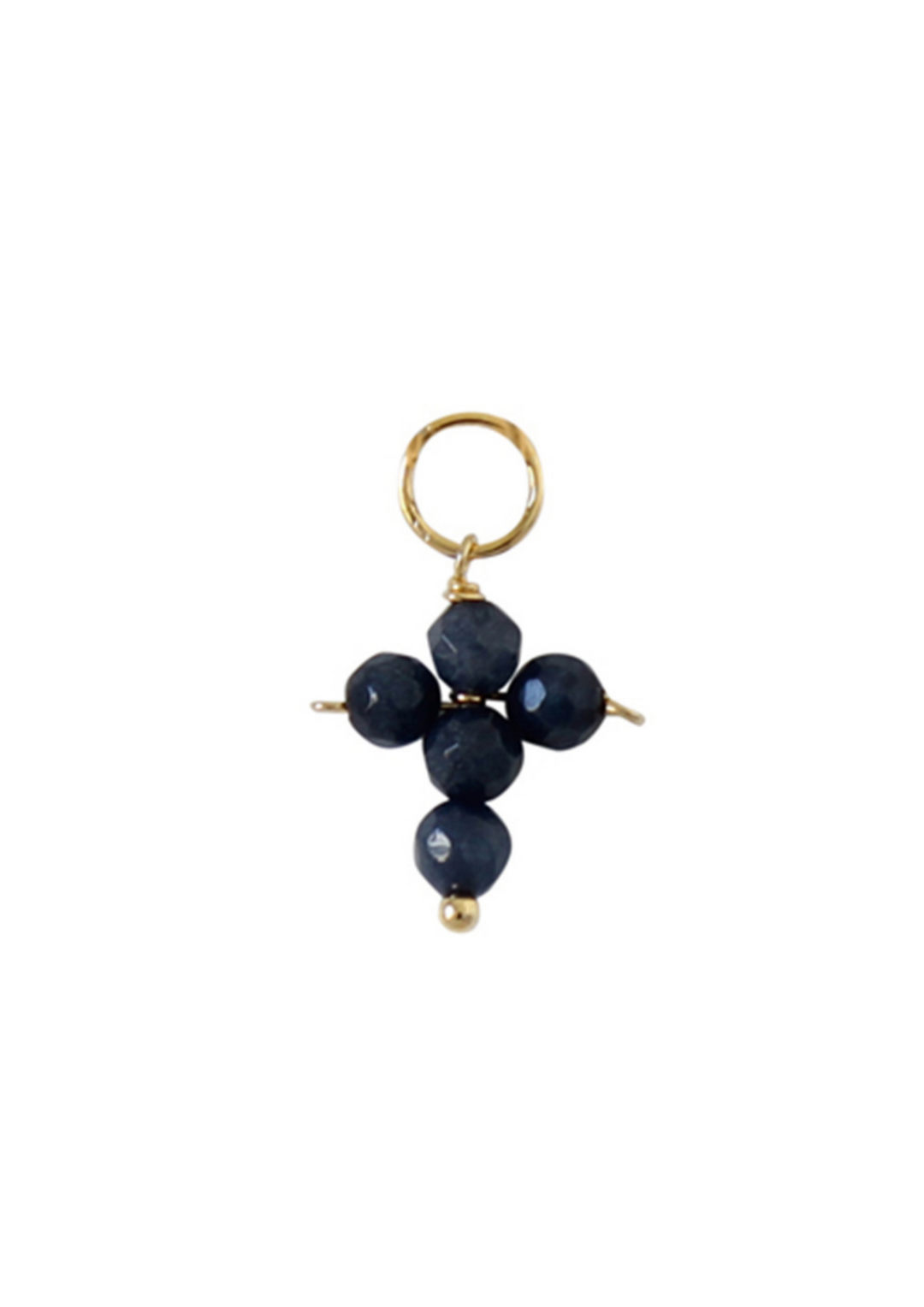 I AM JAI | Charm Cross Dark Blue