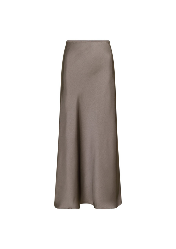 Neo Noir | Vicky Heavy Sateen Skirt
