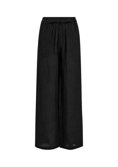 Co' Couture |  LoiseCC Linen Long Pant Zwart