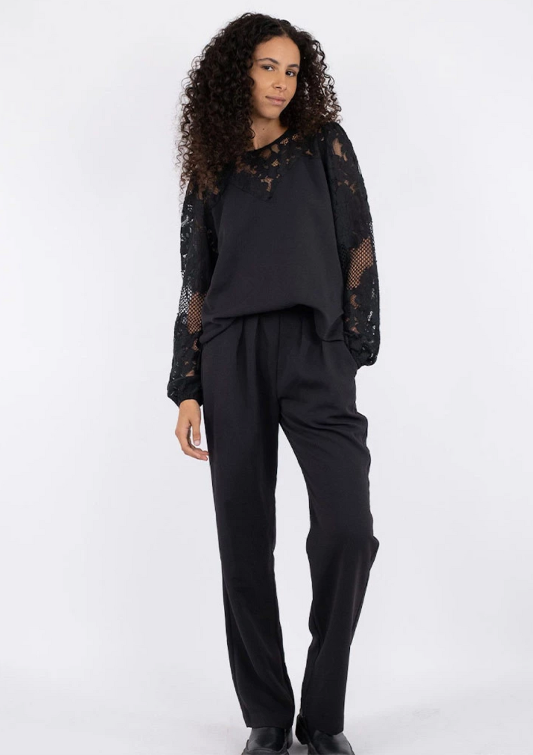 Neo Noir | Antonia Crepe Jumpsuit