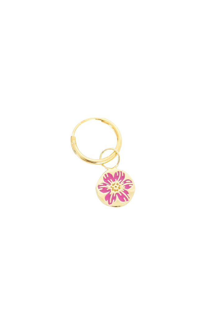 Anna Nina | Single Geranium Earring