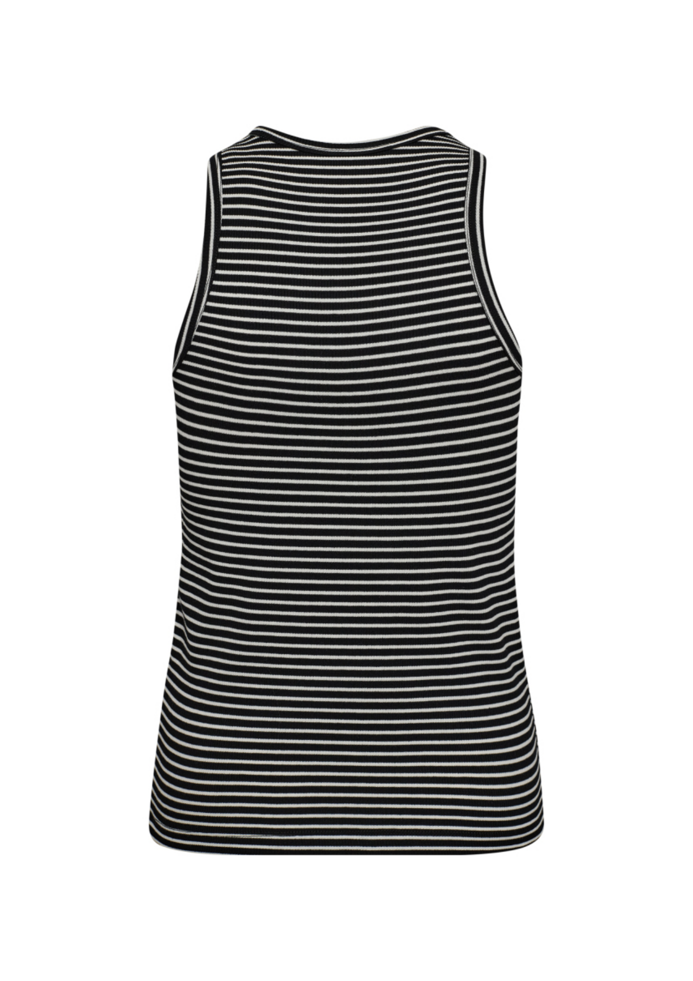 Co' Couture | SaraCC Stripe Rib Top White/Black