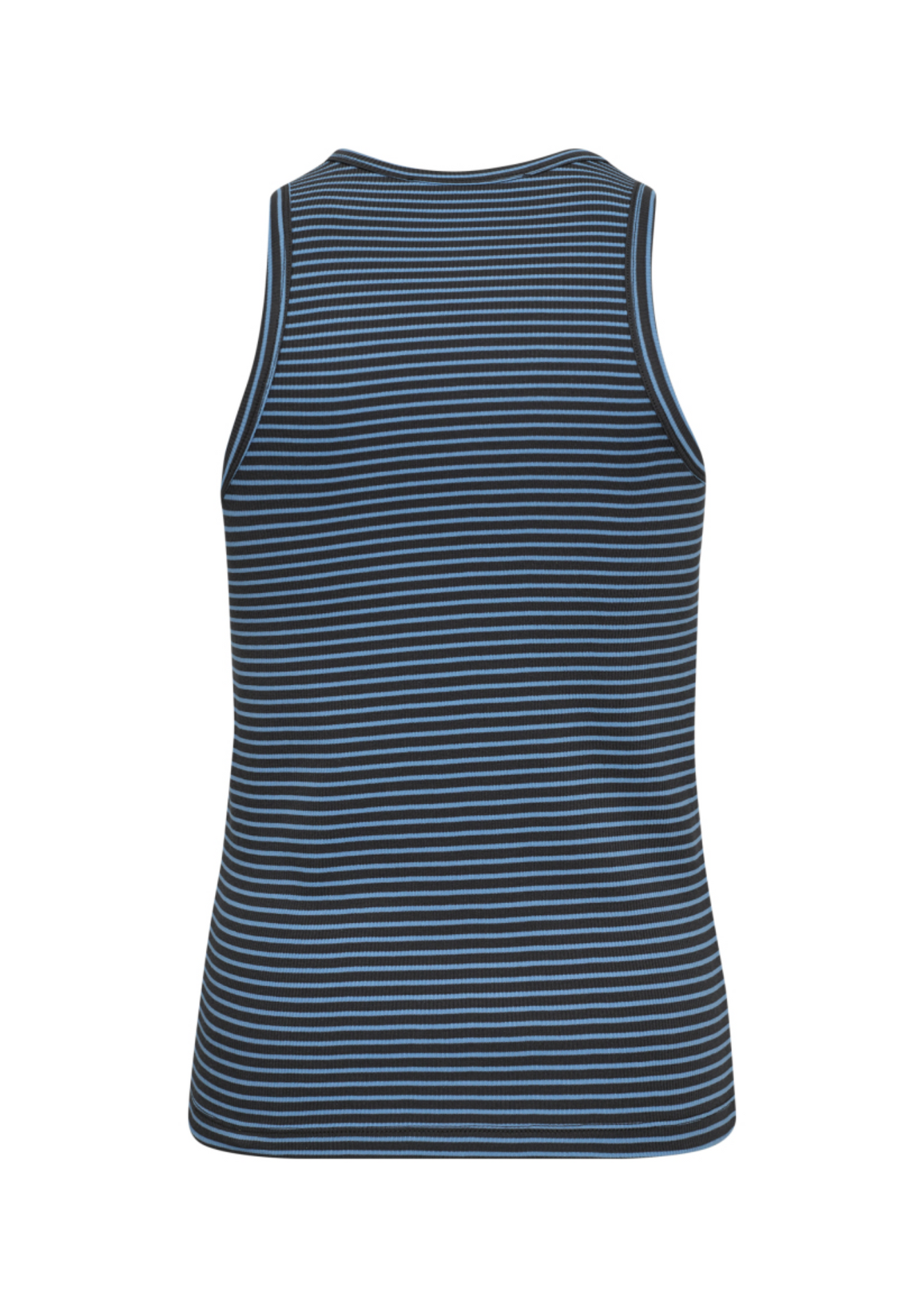 Co' Couture | SaraCC Stripe Rib Top Blue