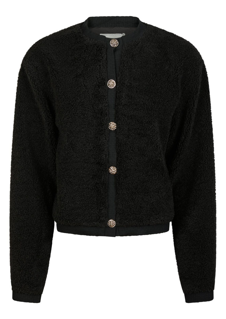 Neo Noir | Limo Fluffy Knit Cardigan