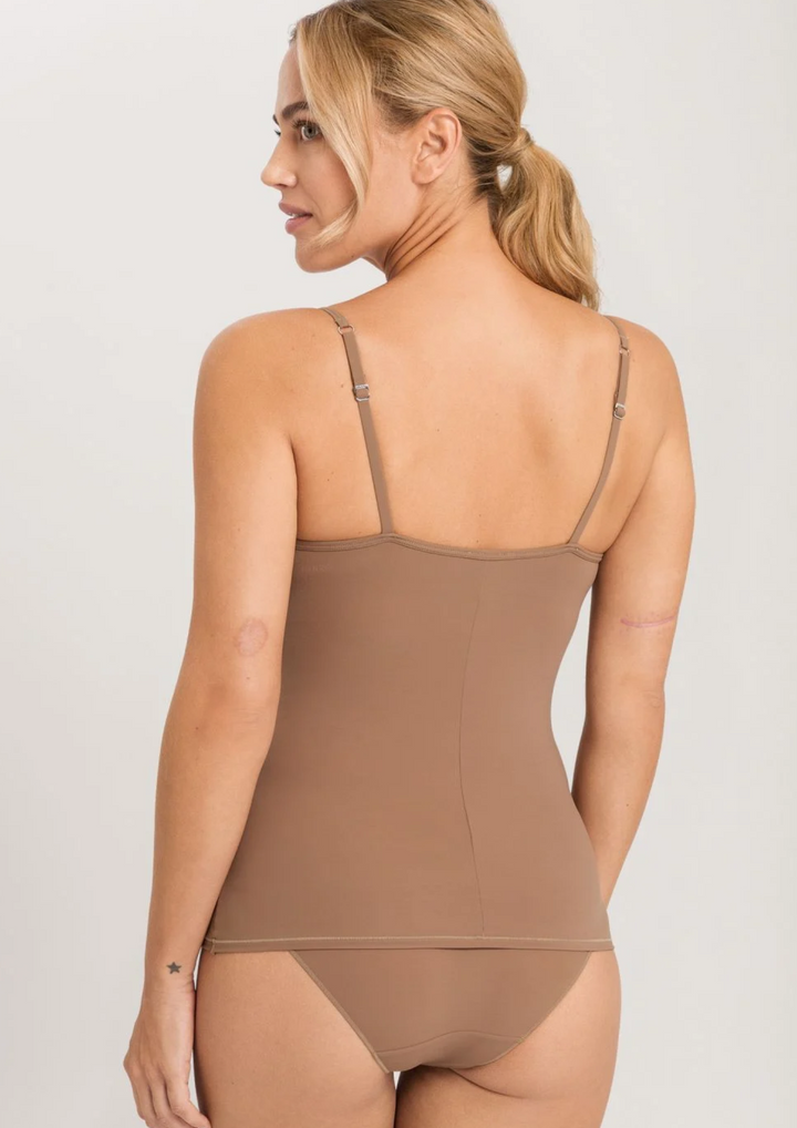 Hanro | Padded Bra-Camisole Dark Taupe