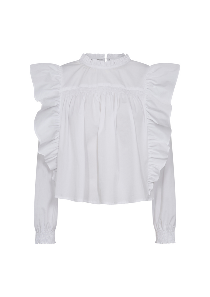 Co' Couture | CottonCC Crisp Frill Blouse White