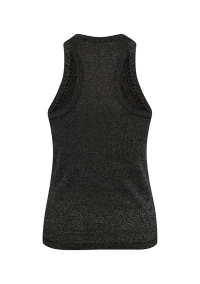 Co' Couture | SaharaCC Glitter Tank Top Black