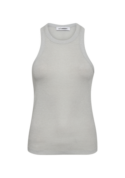 Co' Couture | SaharaCC Glitter Tank Top Zilver