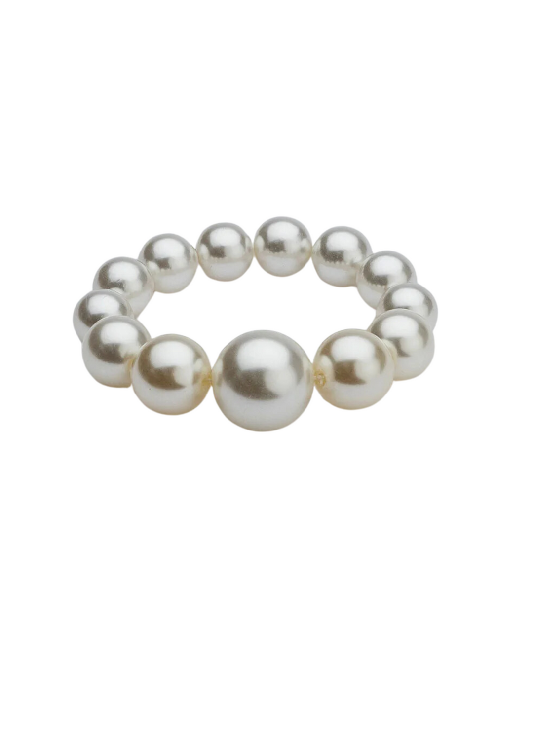 BOW19 Details | Big Pearl Bracelet Elastic