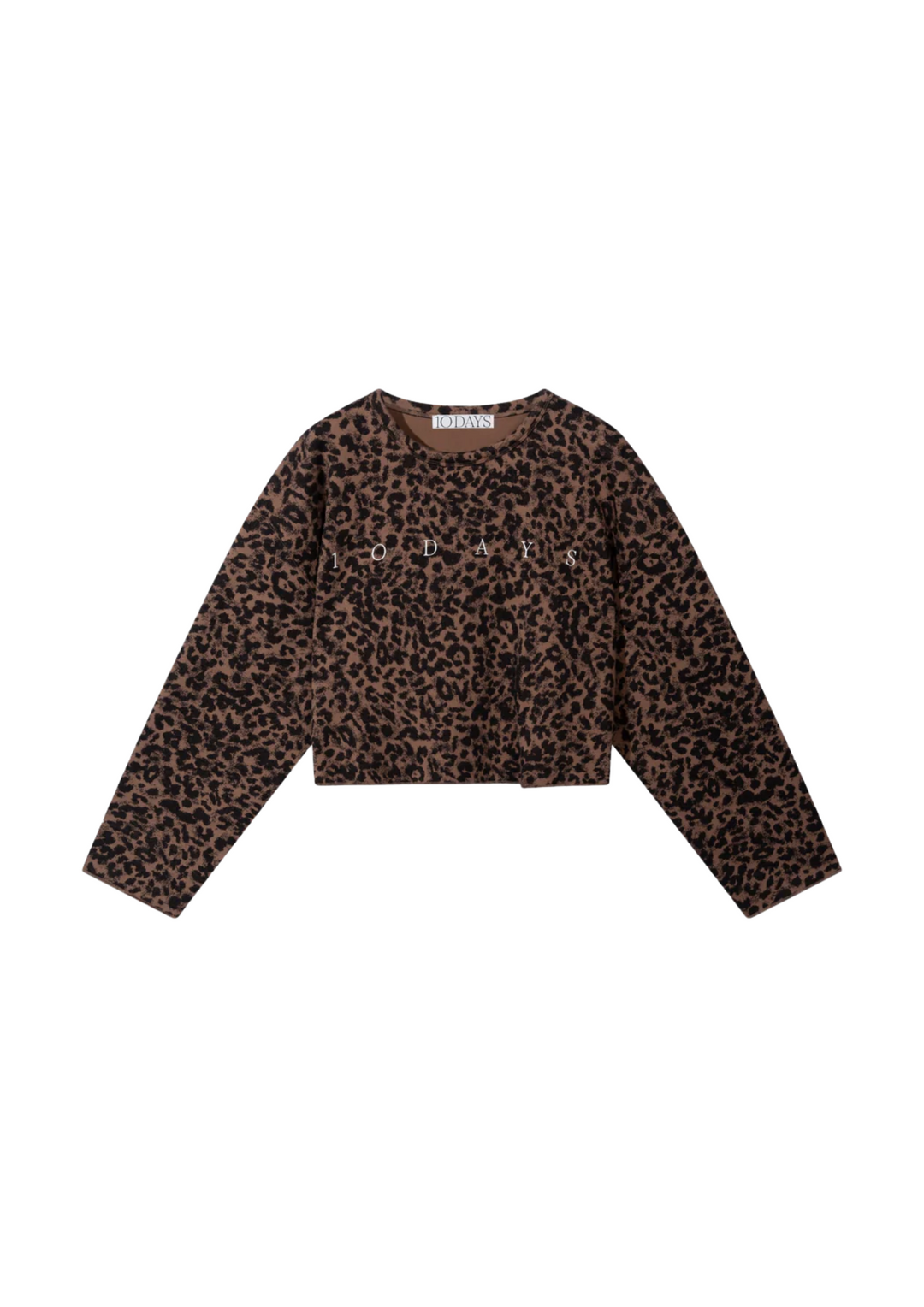 10 Days | Cropped Sweater Leopard